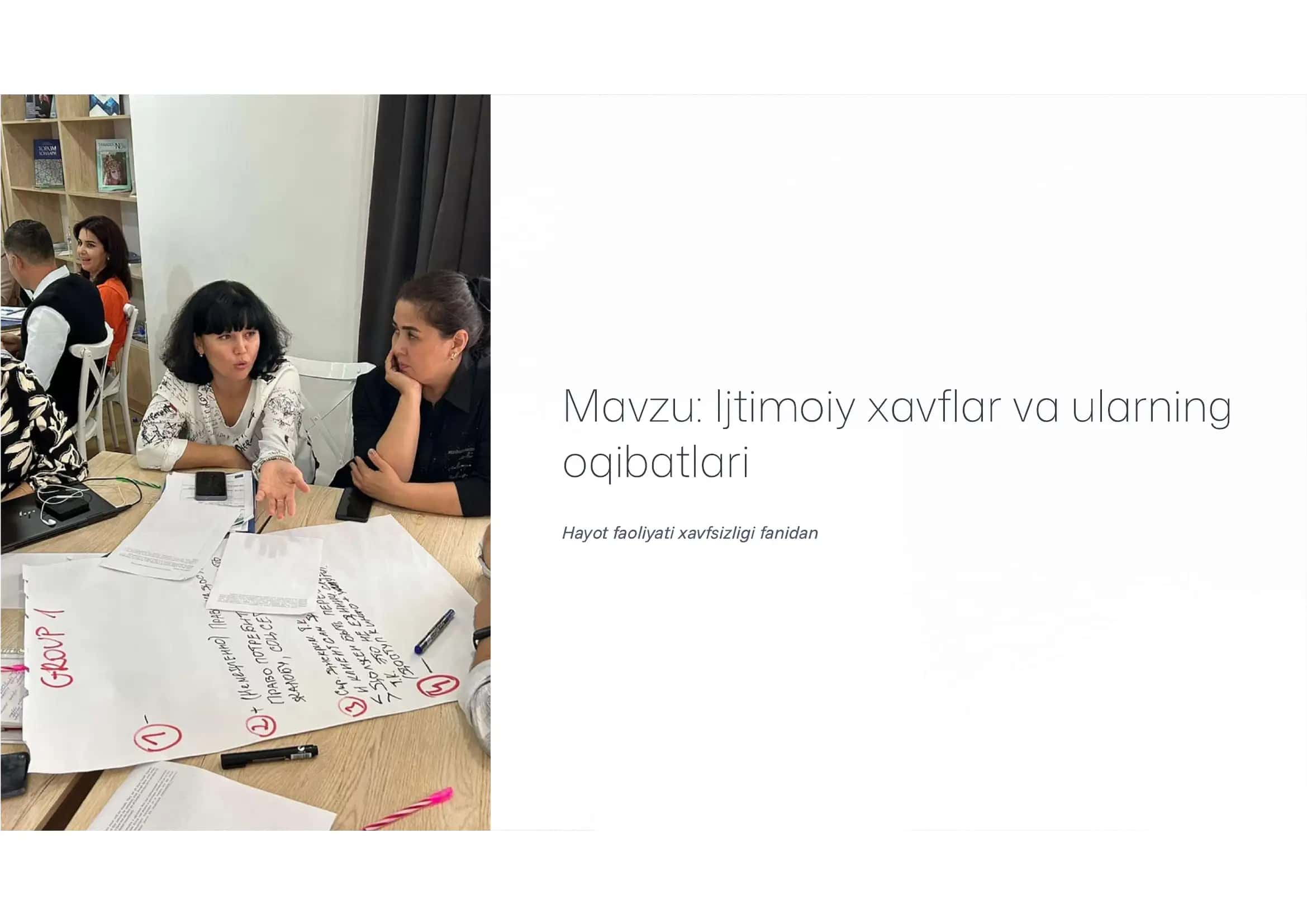 Ijtimoiy xavflar va ularning  oqibatlari 1