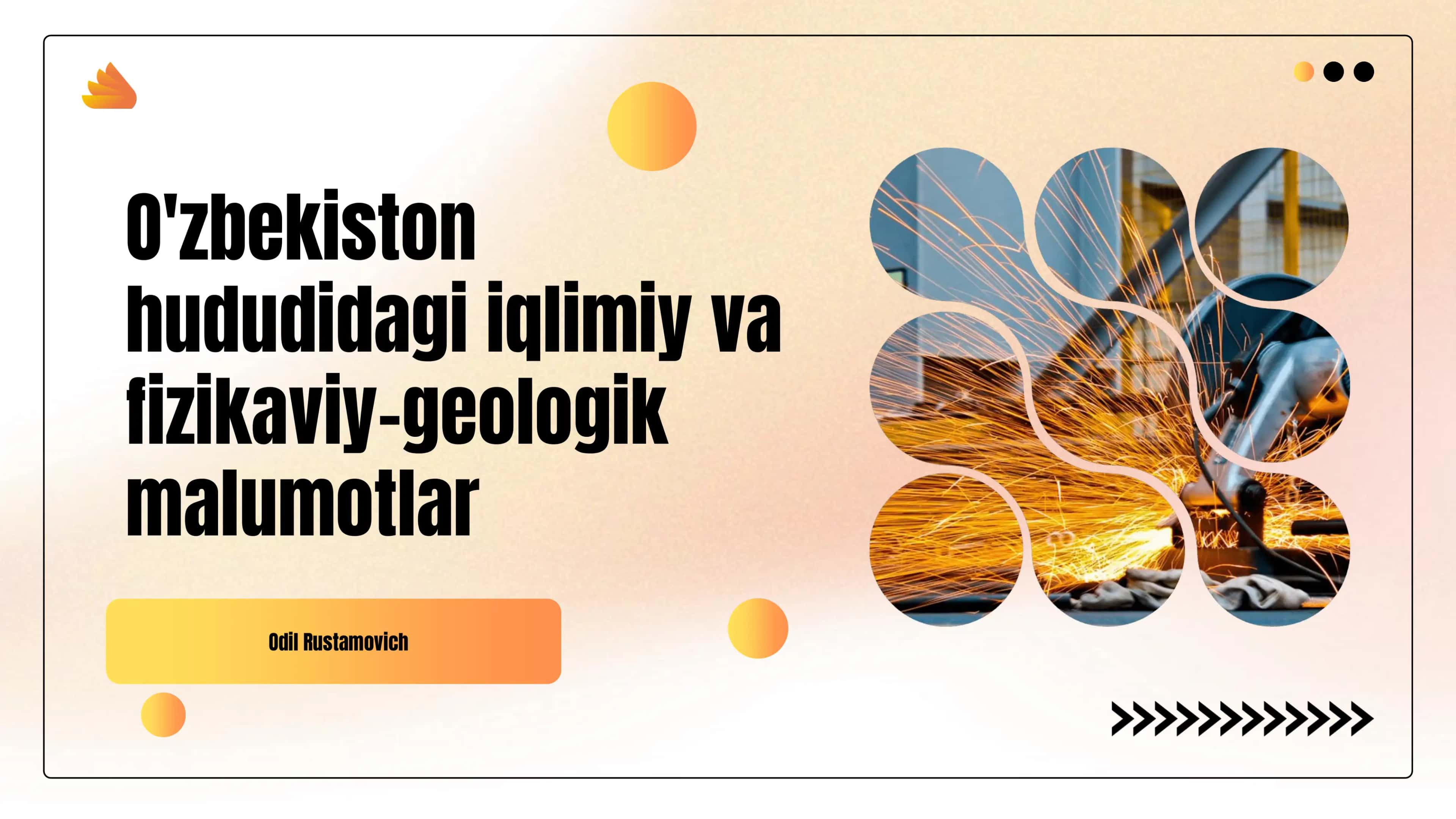O'zbekistonning iqlim turlari va ularning xususiyatlari 1