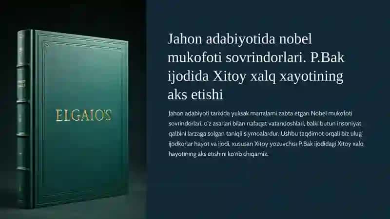 P.Bak: Nobel Mukofoti Sovrindori