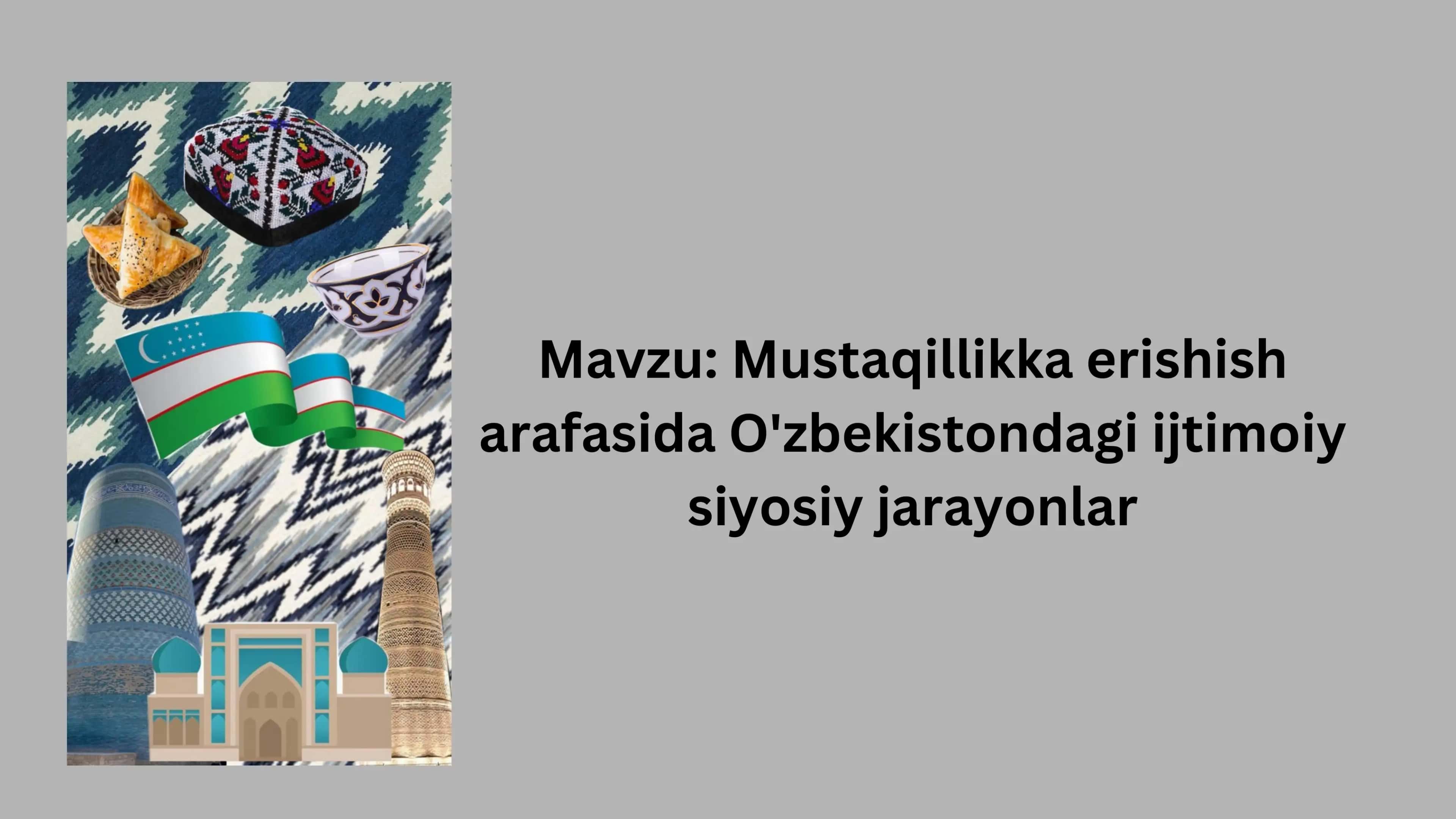 Mustaqillikka erishish 1
