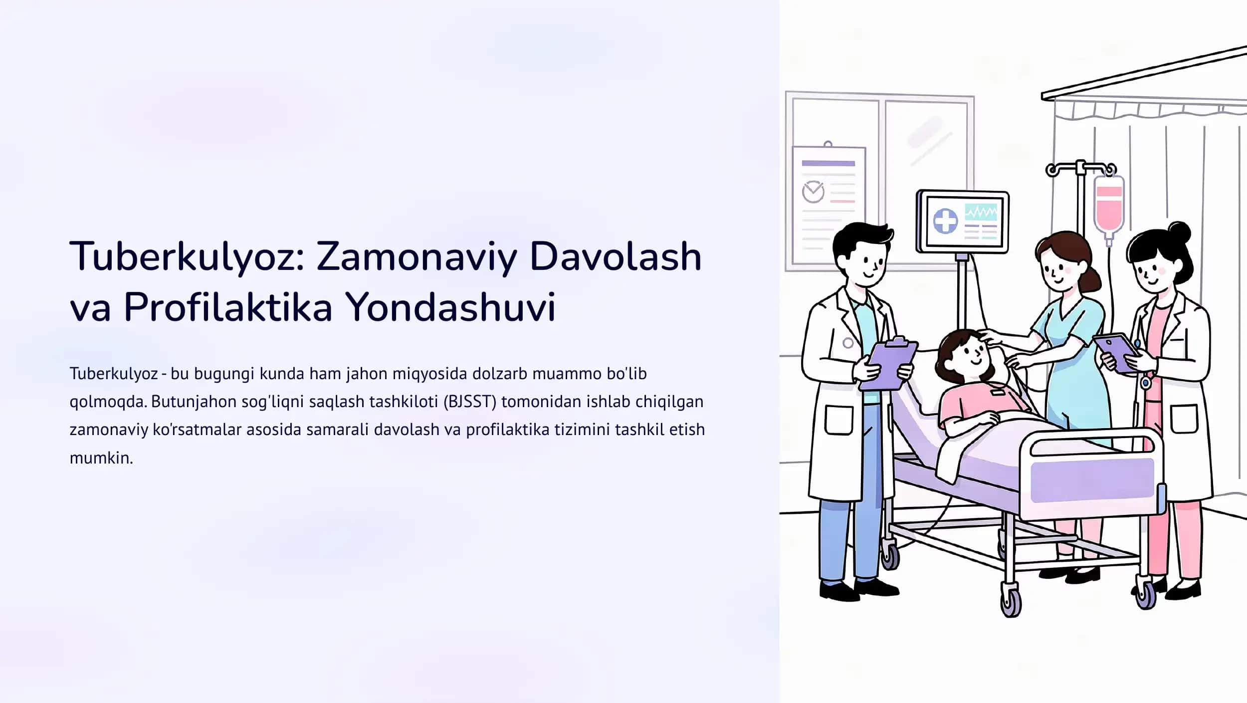 Tuberkulyoz: Zamonaviy Davolash va Profilaktika Yondashuvi 1