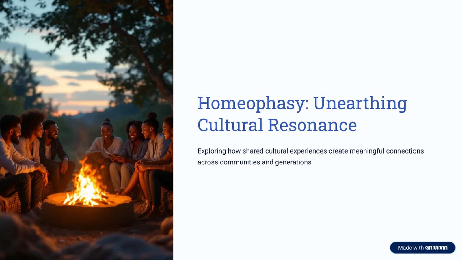 Homeophasy: Unearthing Cultural Resonance 1