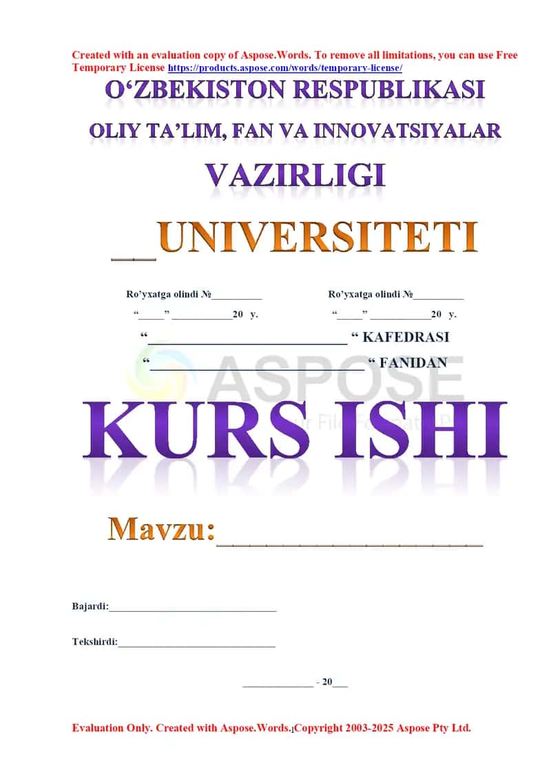 Boshlang‘ich sinflarda ona tilini o‘rgatish bo‘yicha kurs ishi 1