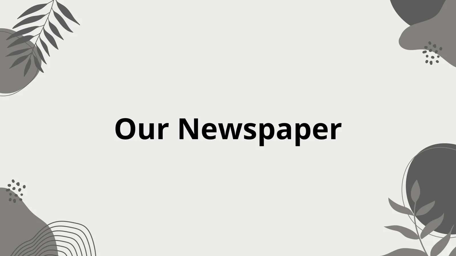 Our Newspaper 1
