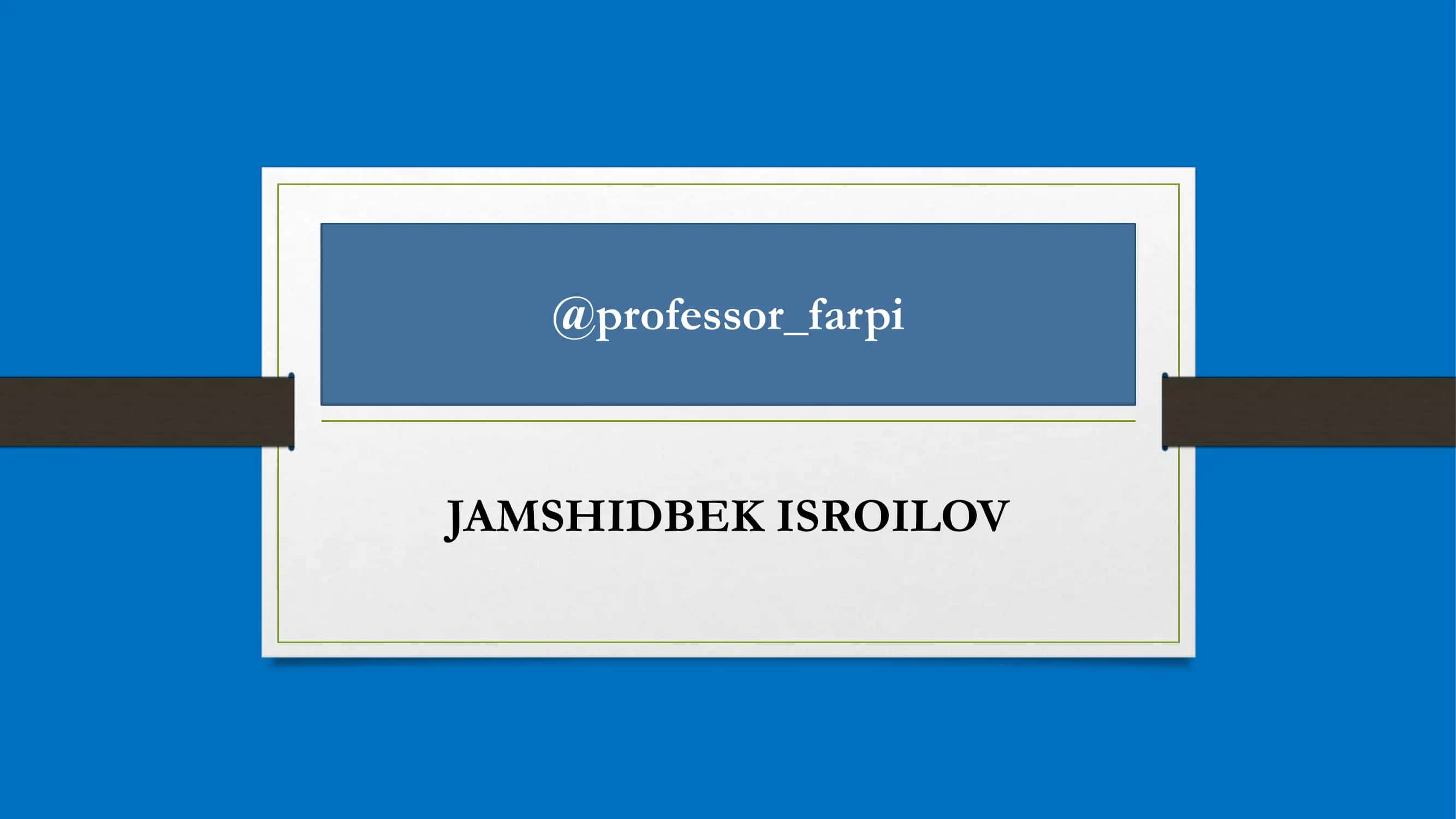 Xayol va uning rivojlanishi 1