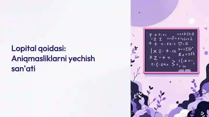 Lopital qoidasi