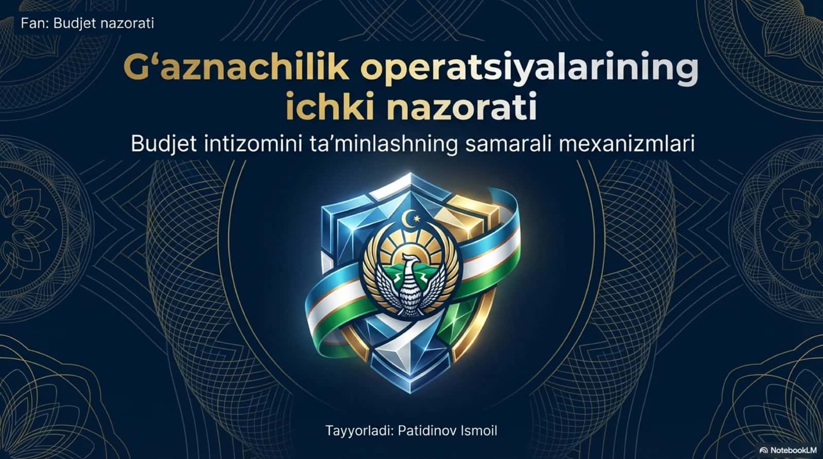 G'aznachilik 1