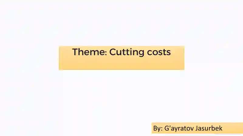 Cutting Costs: Strategies for Businesses