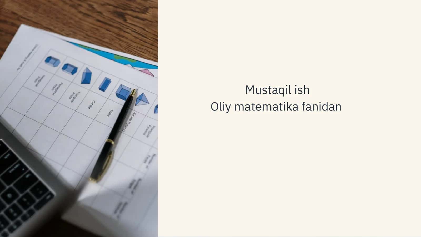 Differensial tenglamani qatorlar bilan ishlash 1