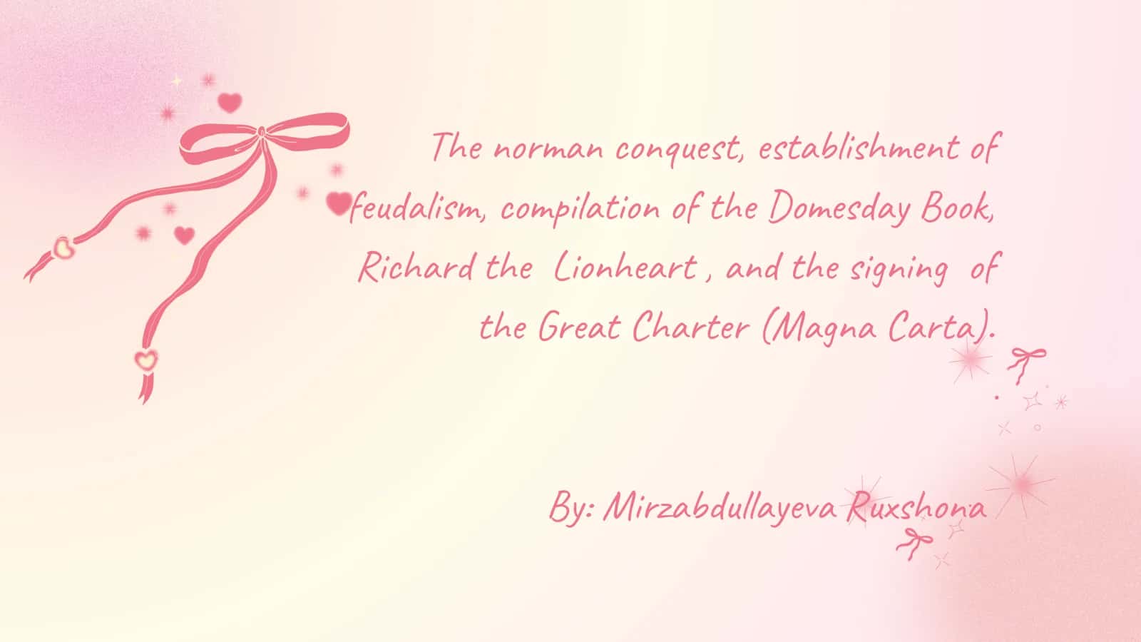 The Norman Conquest 1