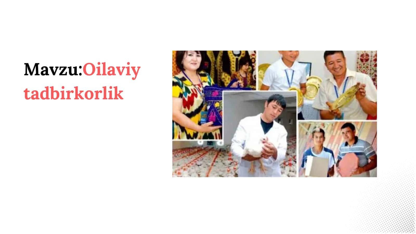 Oilaviy tadbirkorlik 1