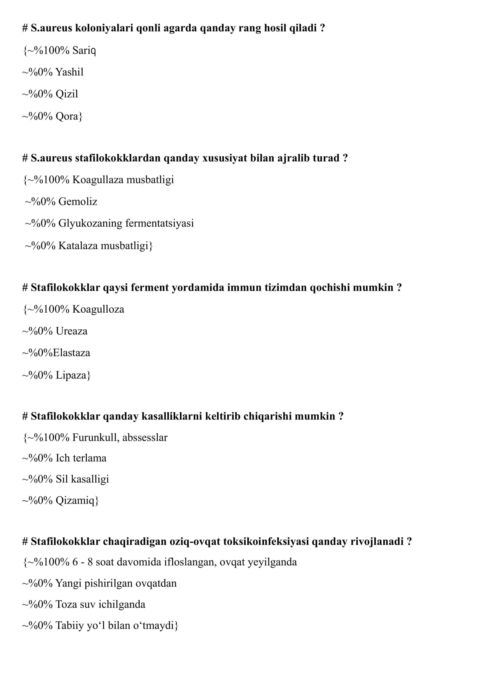mikrobiologiya 2025 yakuniy test savollari javoblari bilan 1