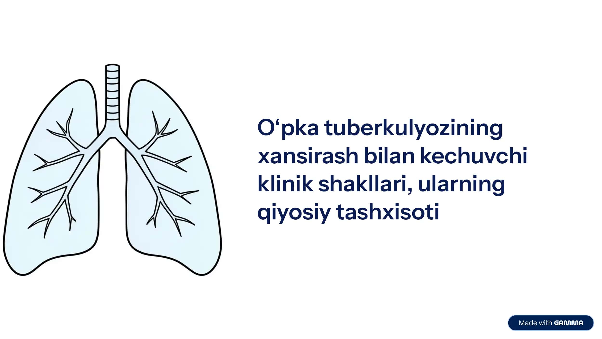 O‘pka tuberkulyozining xansirash bilan kechuvchi asosiy shakllari 1
