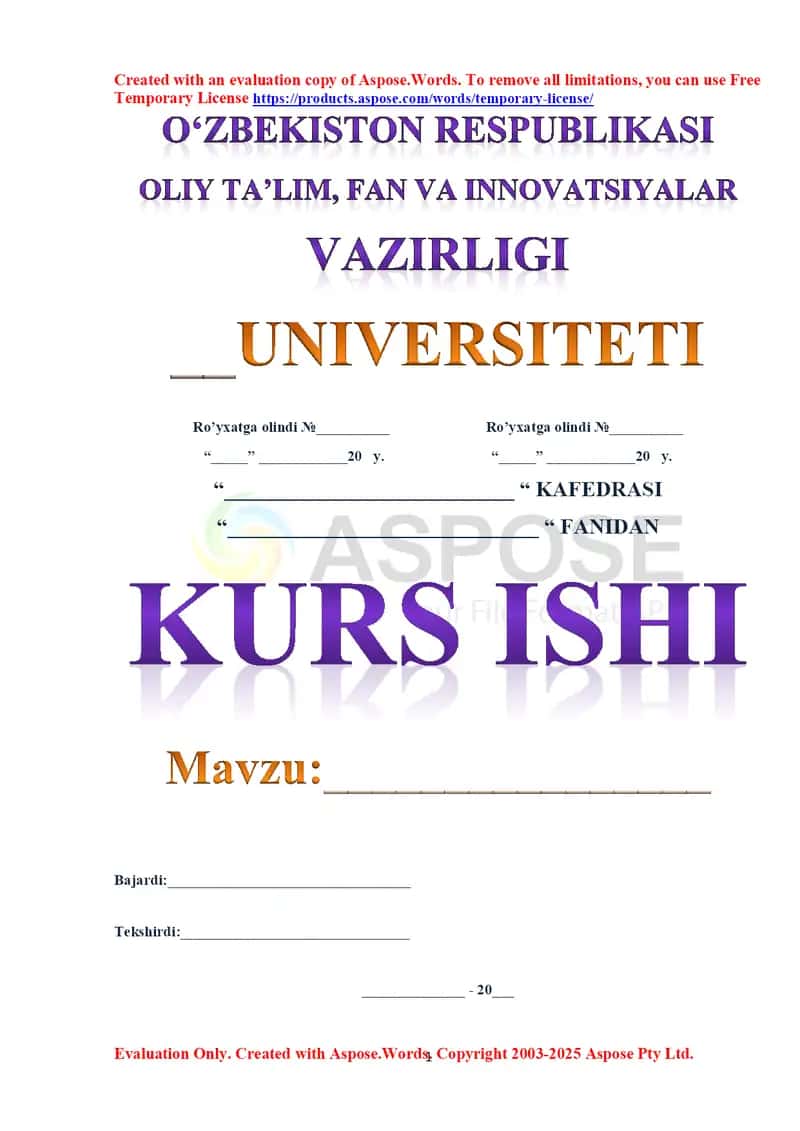 Pazandachilik ishlari uchun ish o‘rnini tashkil etish va mehnat xavfsizligi talablari 1