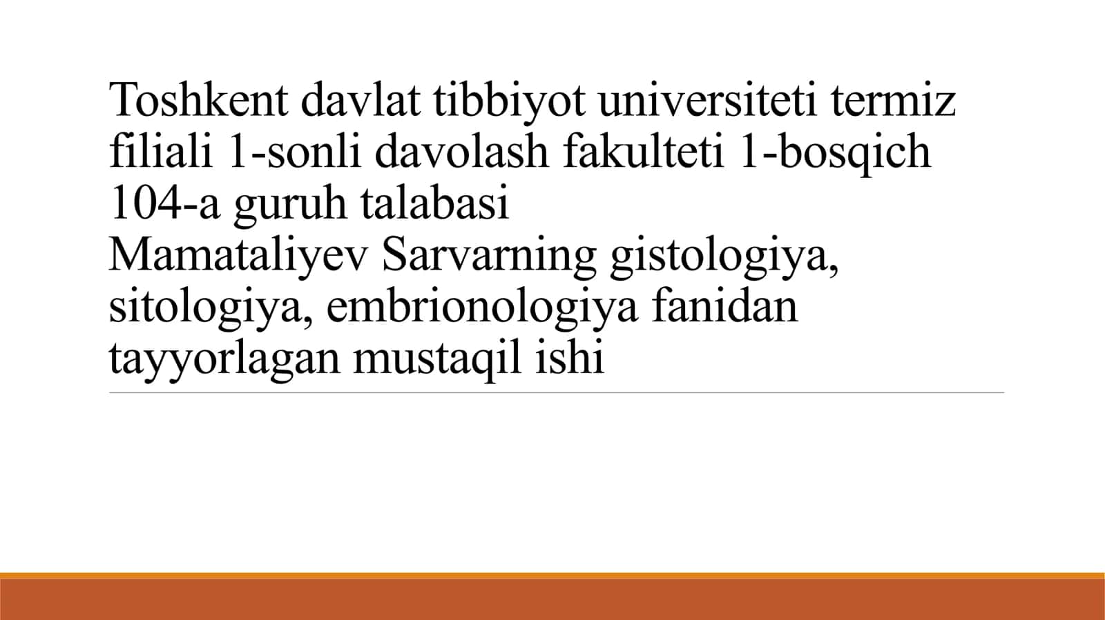 Hujayra populyatsiyalarining turlari: statik, o‘suvchi, yangilanuvchi. Apoptoz - dasturlashtirilgan hujayra o‘limi va mitozning aksi. To‘qimalarning fiziologik va reparative regeneratsiyasi.To‘qimalar o‘zgaruvchanligi chegaralari 1