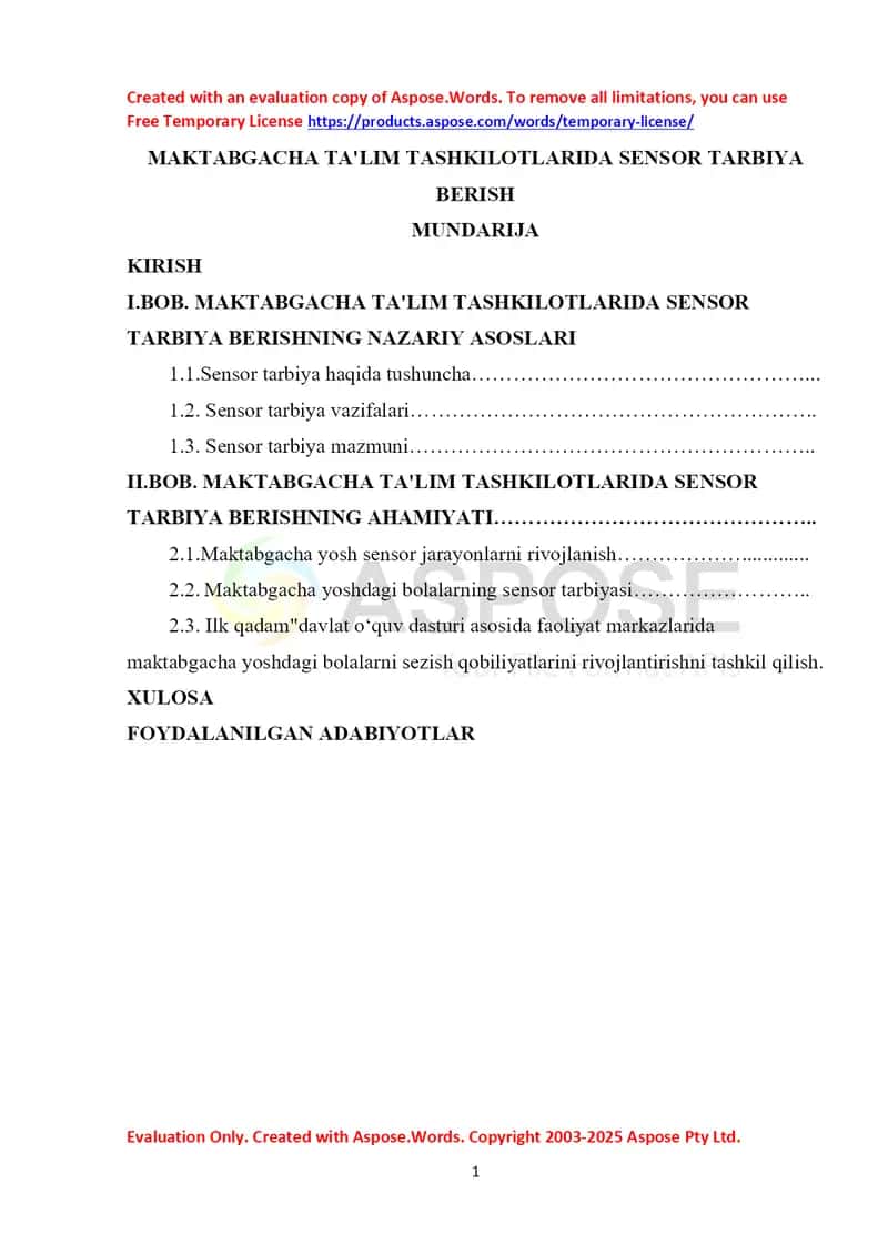 Maktabgacha ta'lim tashkilotlarida sensor tarbiya berish 1