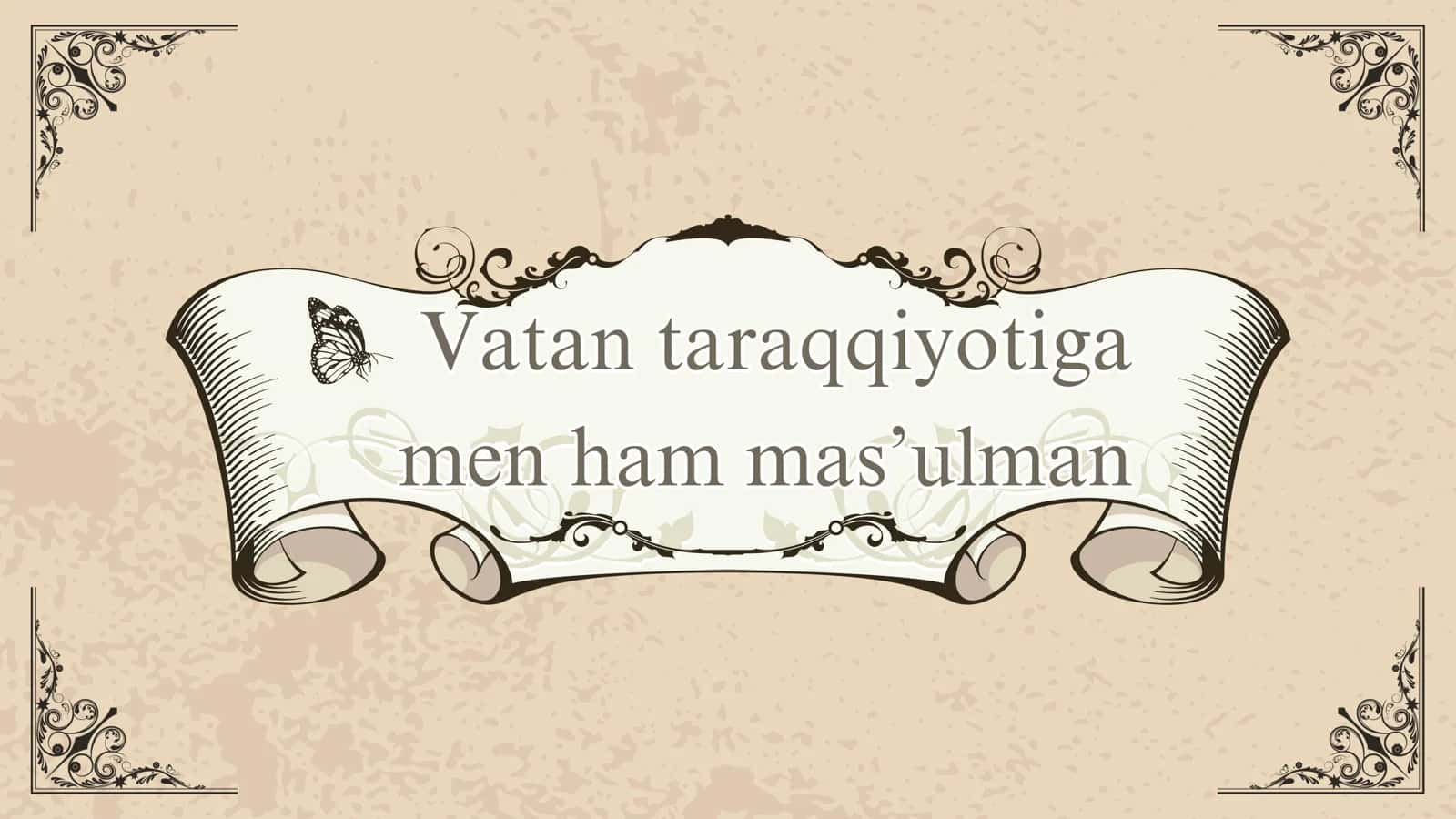 Vatan taraqqiyotiga men ham mas’ulman 1