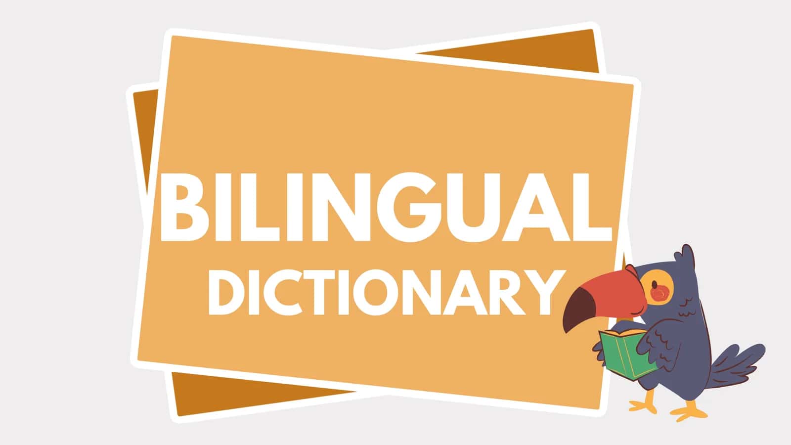 BILINGUAL DICTIONARY 1
