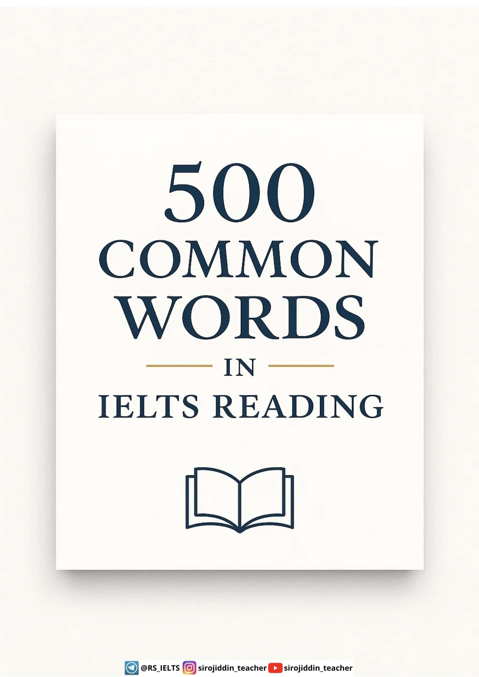 IELTS Reading Synonym Bank – Set 1 (1–100) 1