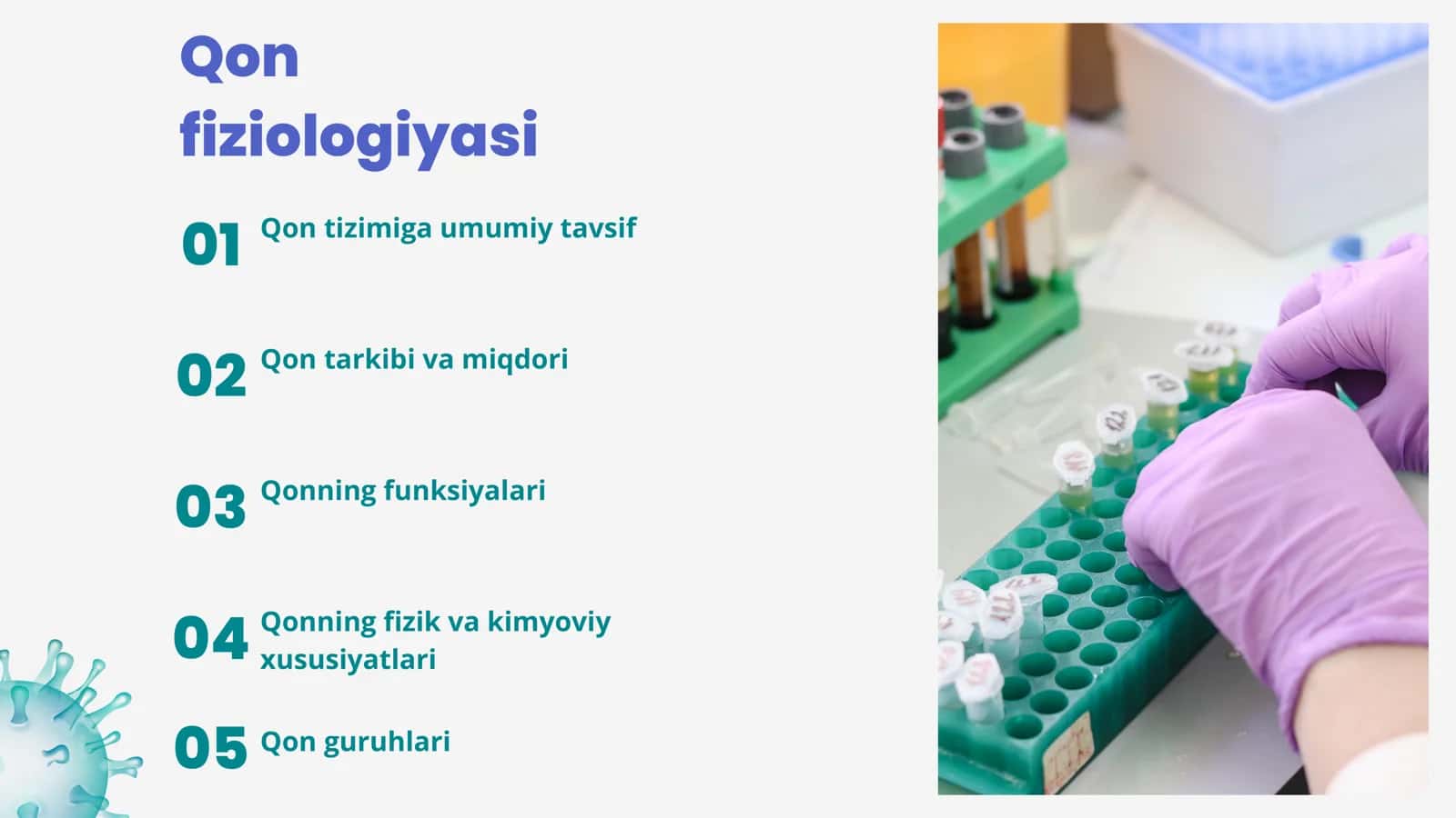 Qon fiziologiyasi 1