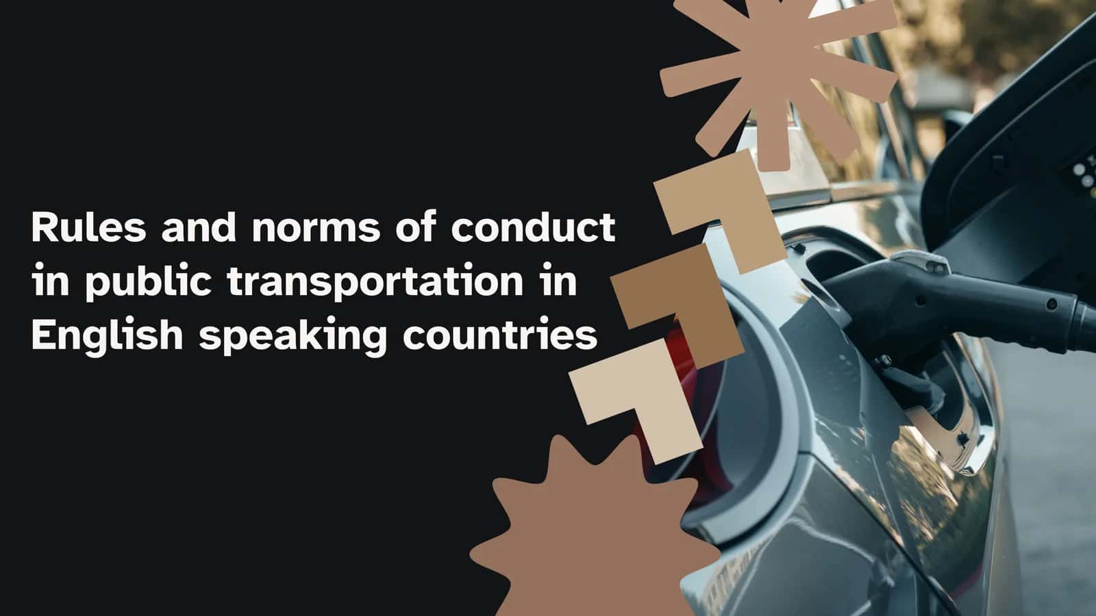 Norms of Conduct in English Speaking Country Public Transportation 1