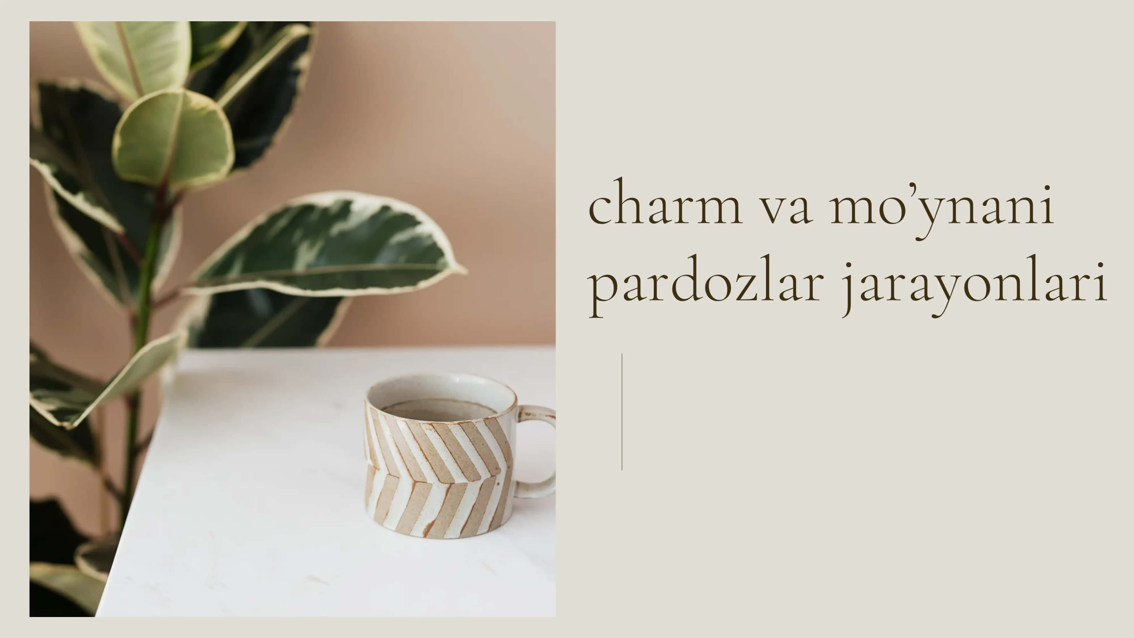 Charm va mo’ynani 1