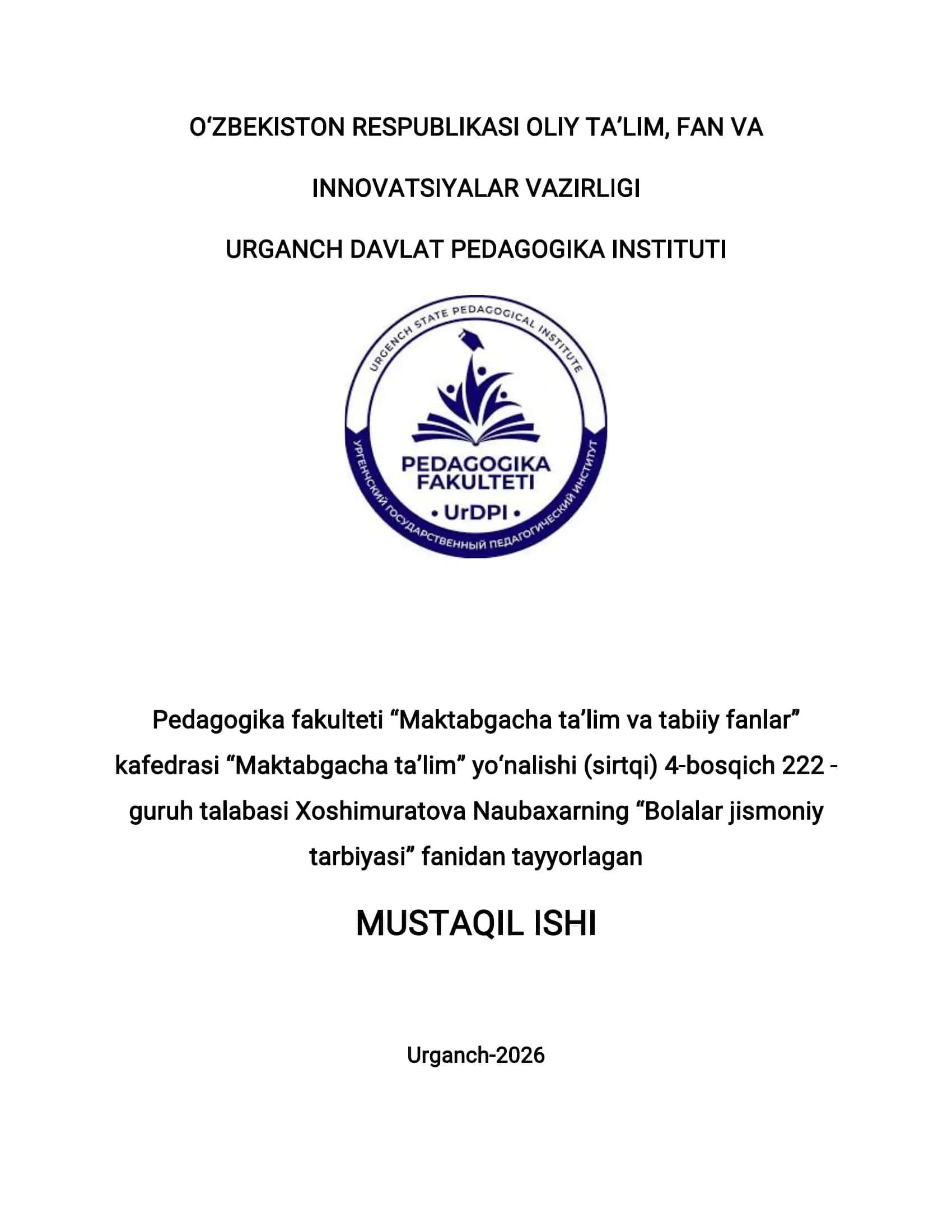 Tezkorlik qobiliyatini tarbiyalash 1
