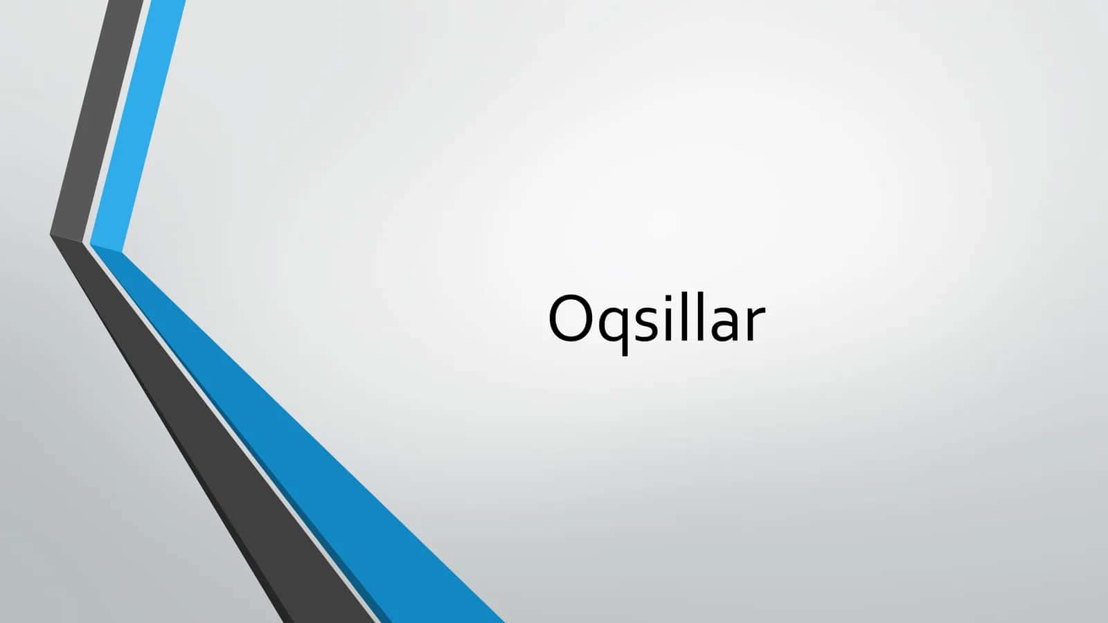 Oqsillar 1