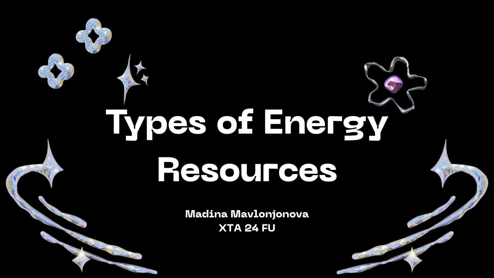 Types of Energy Resources 1