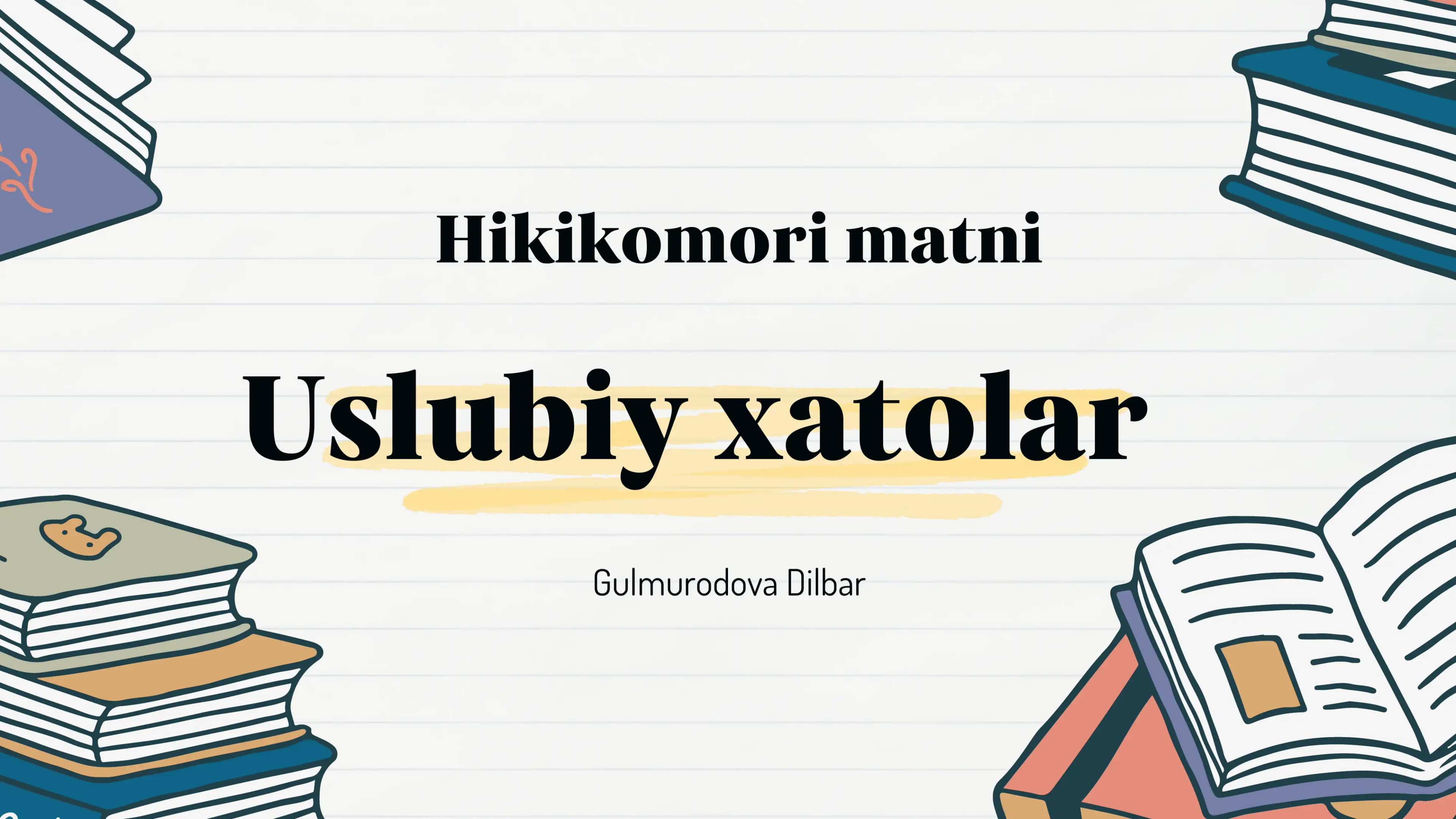 Uslubiy xatolar 1