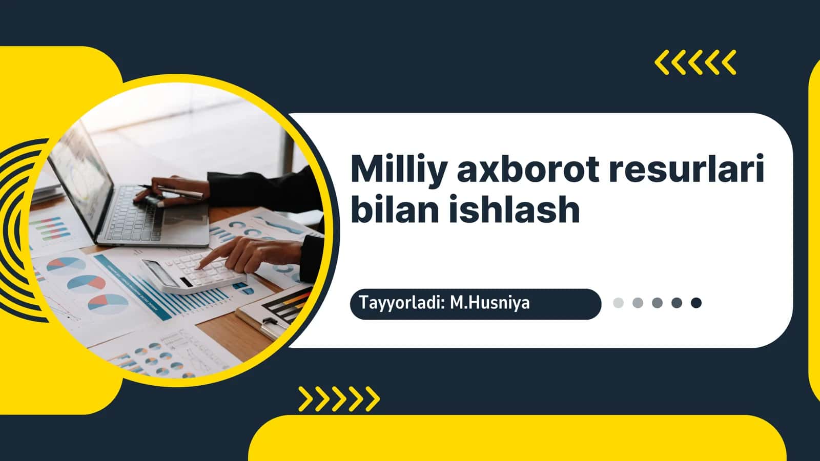 Milliy axborot resurslari bilan ishlash 1