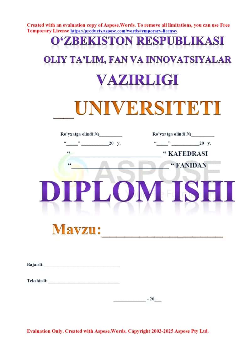 Qo‘qon xonligining boshqaruv tizimi va uni o‘qitishning ta’lim texnologiyasi (Bitiruv malakaviy ishi) 1