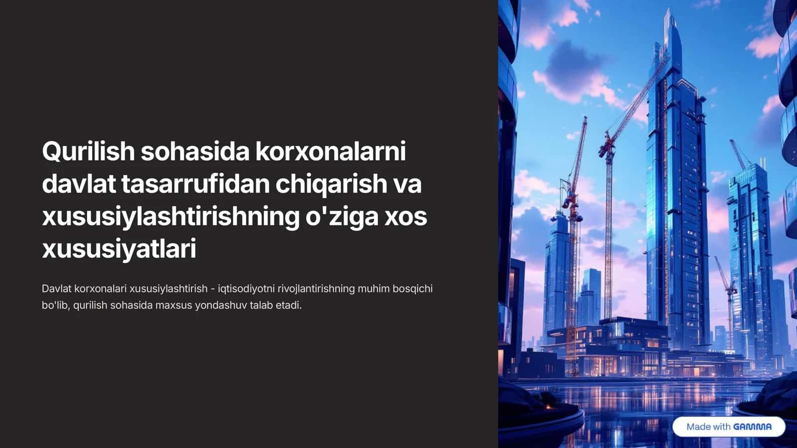 Xususiylashtirishning umumiy nazariy asoslari va maqsadlari 1