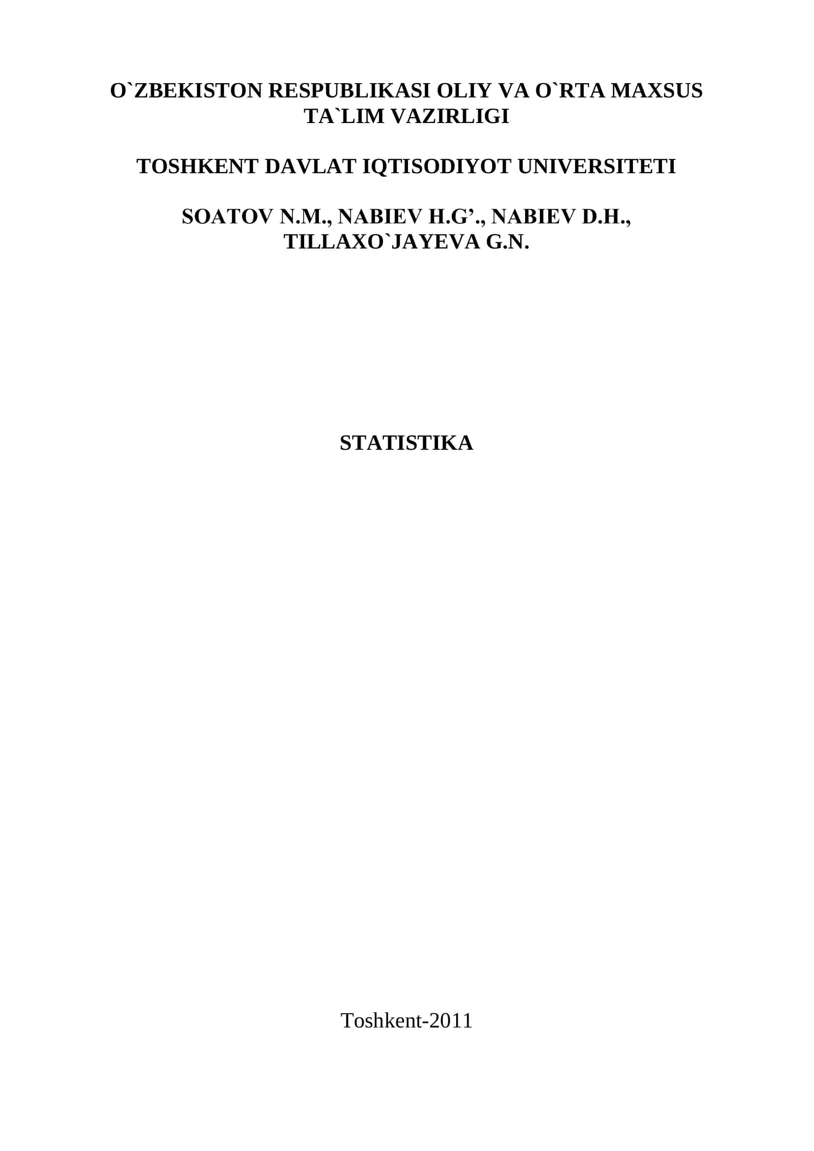 Statistika 1