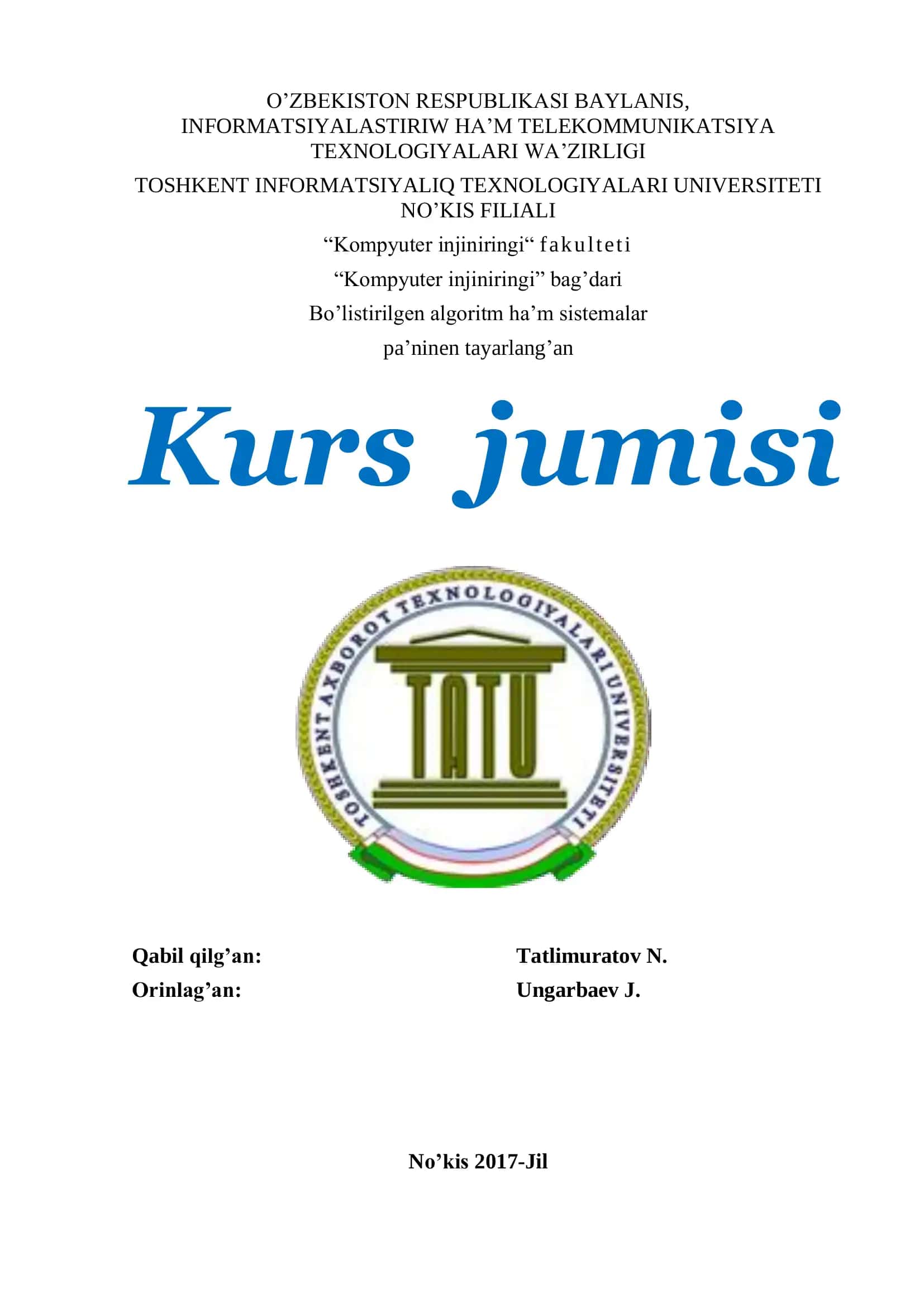 Kompyuter injiniringi“ fakulteti 1