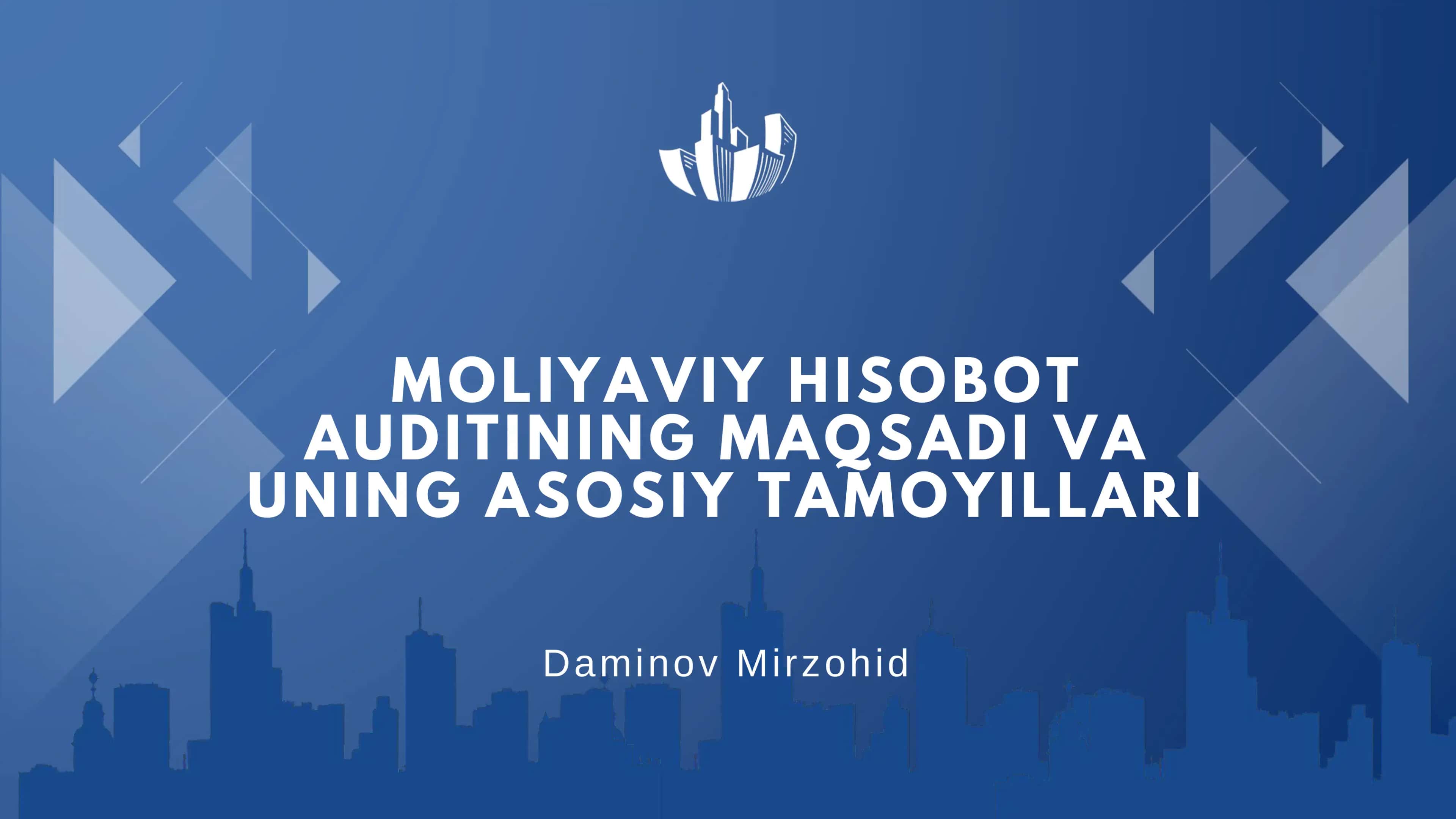 Moliyaviy Hisobot 1
