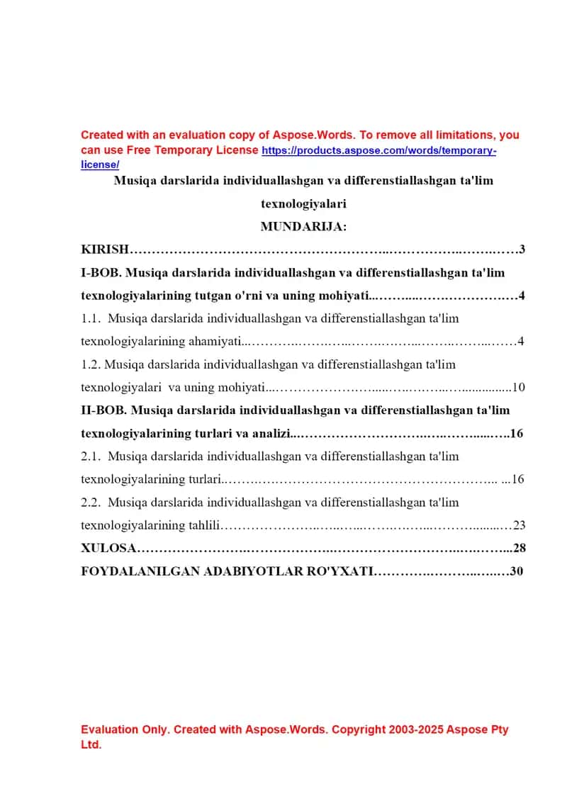 Musiqa darslarida individuallashgan va differenstiallashgan ta'lim texnologiyalari 1