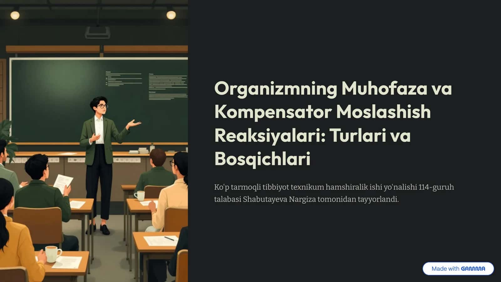 Organizmning Muhofaza va Kompensator Moslashish Reaksiyalari: Turlari va Bosqichlari 1
