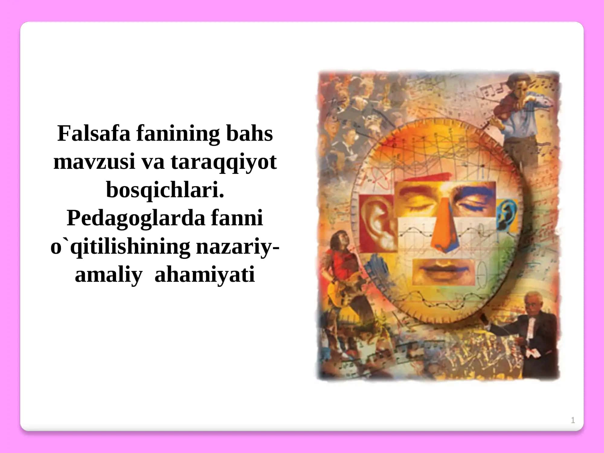 Falsafa 1