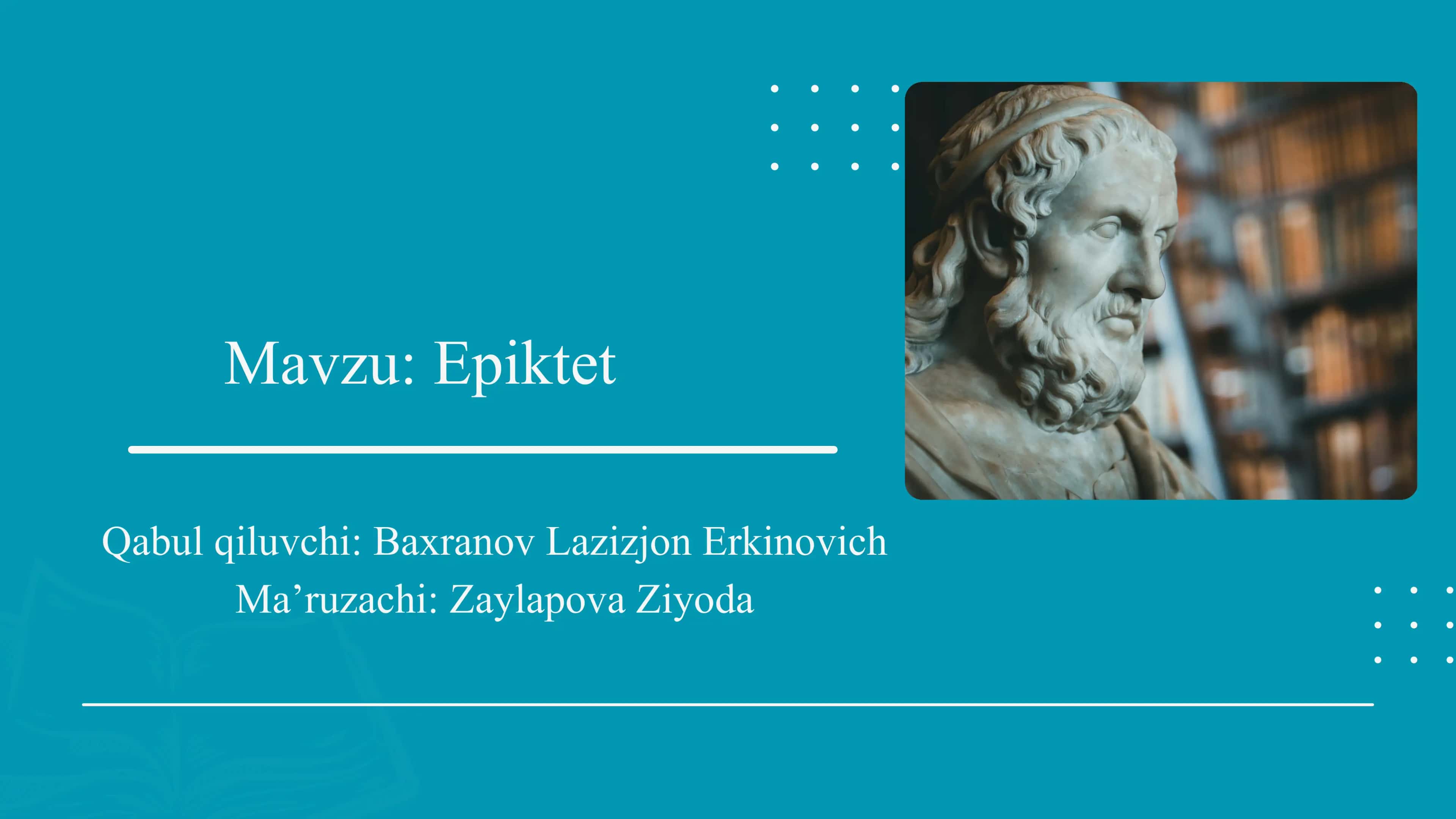 Epiktet 1