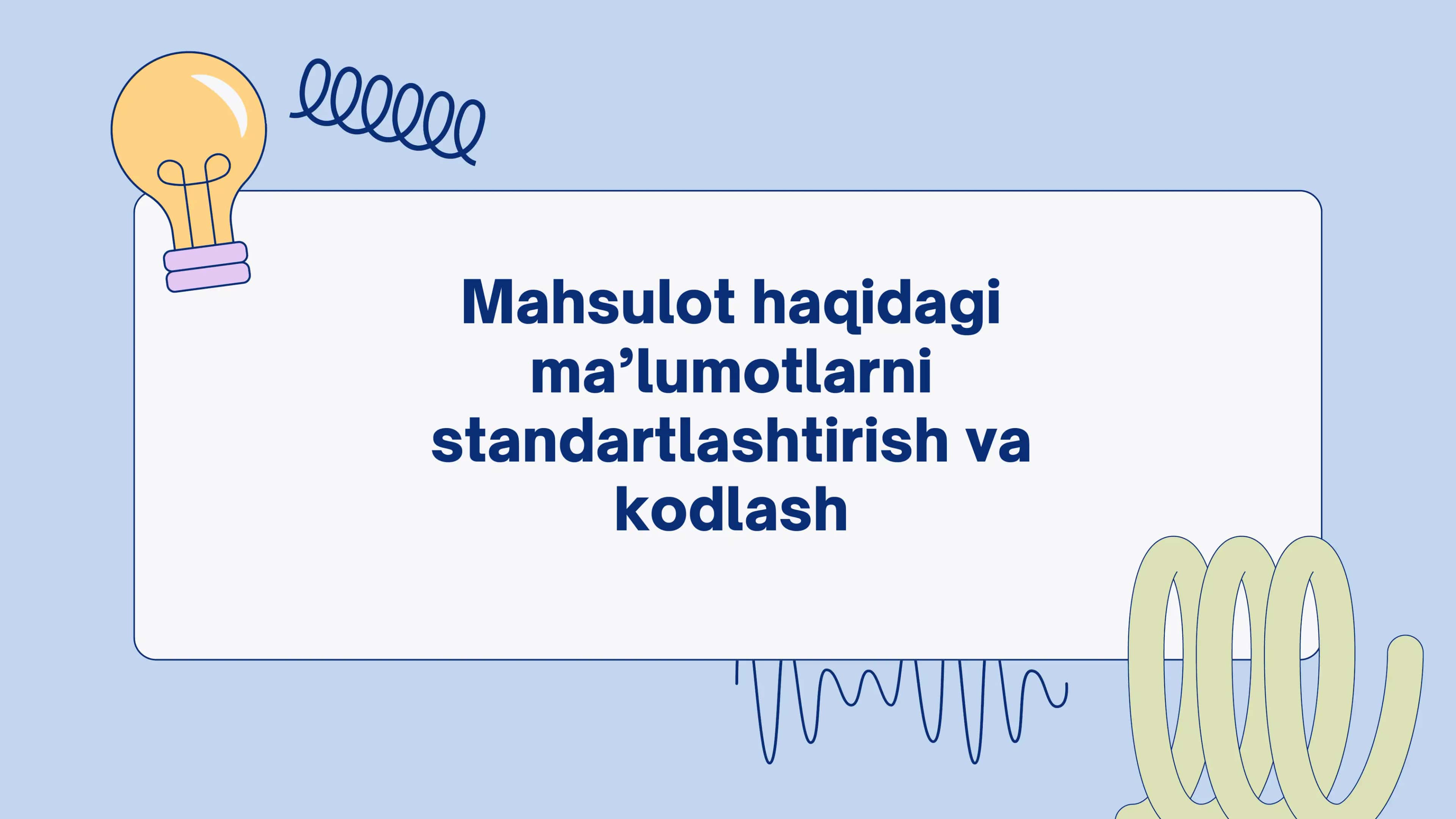Mahsulot haqidagi ma’lumotlar 1