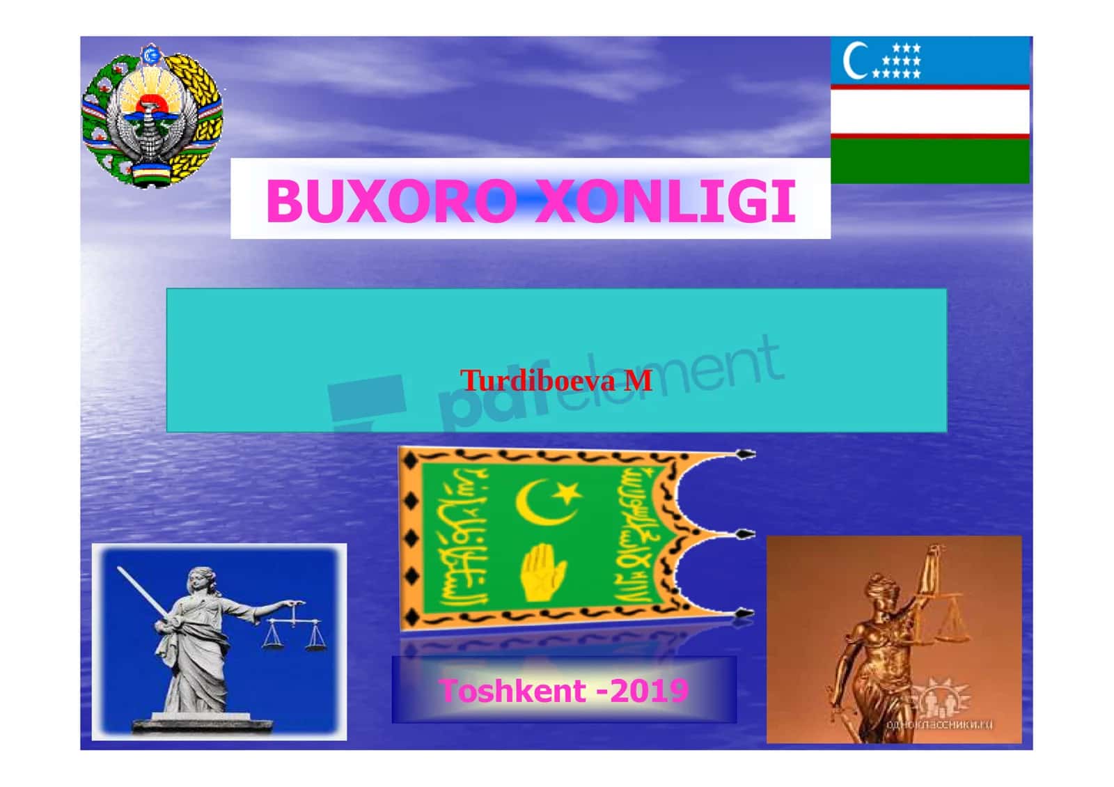 BUXORO XONLIGI 1