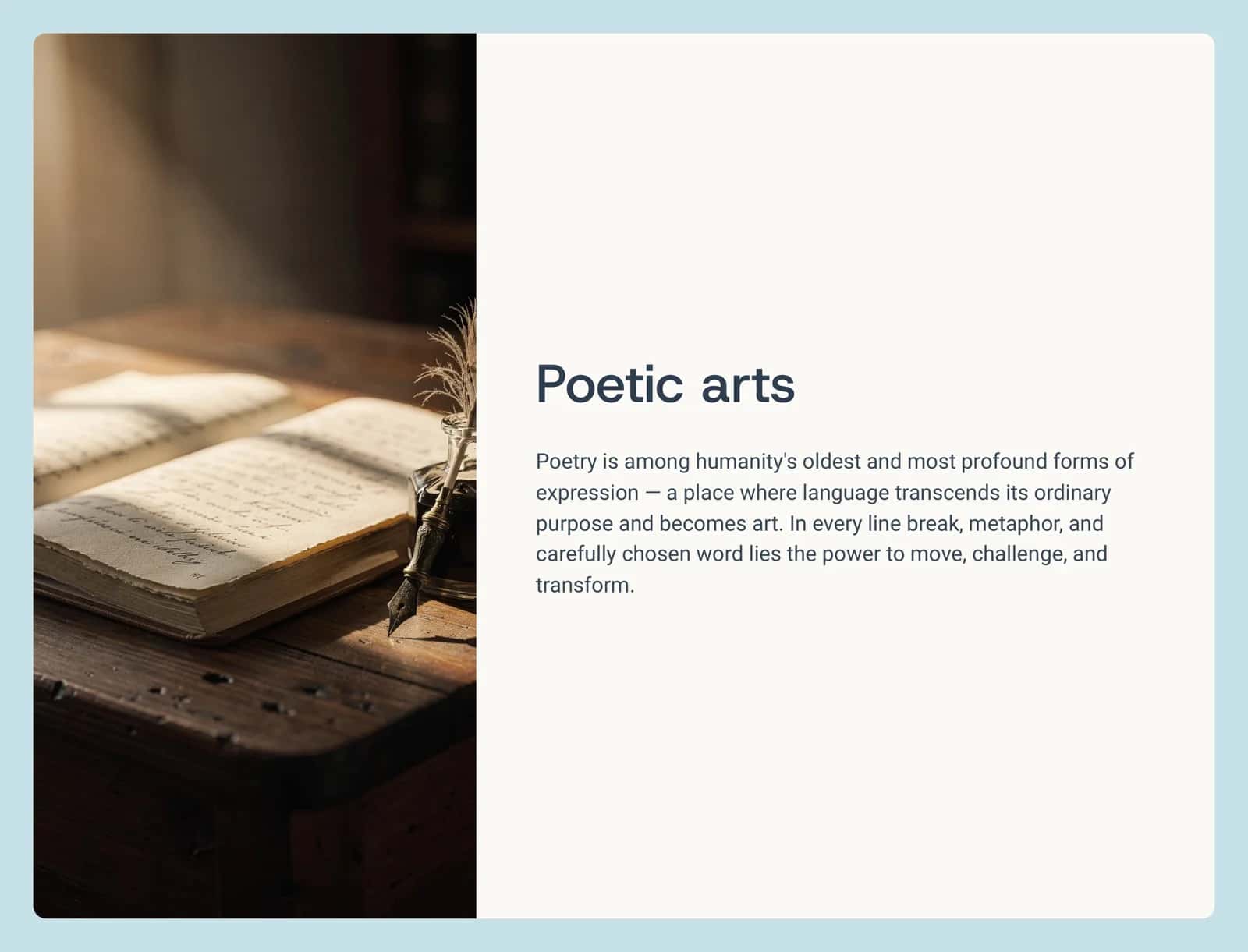 Poetic arts 1