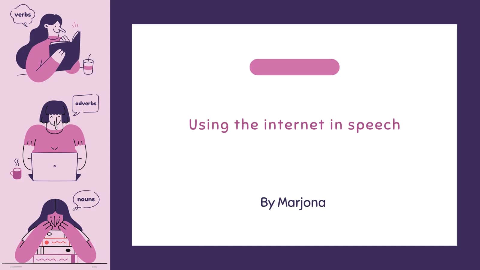 Using the internet in speech 1