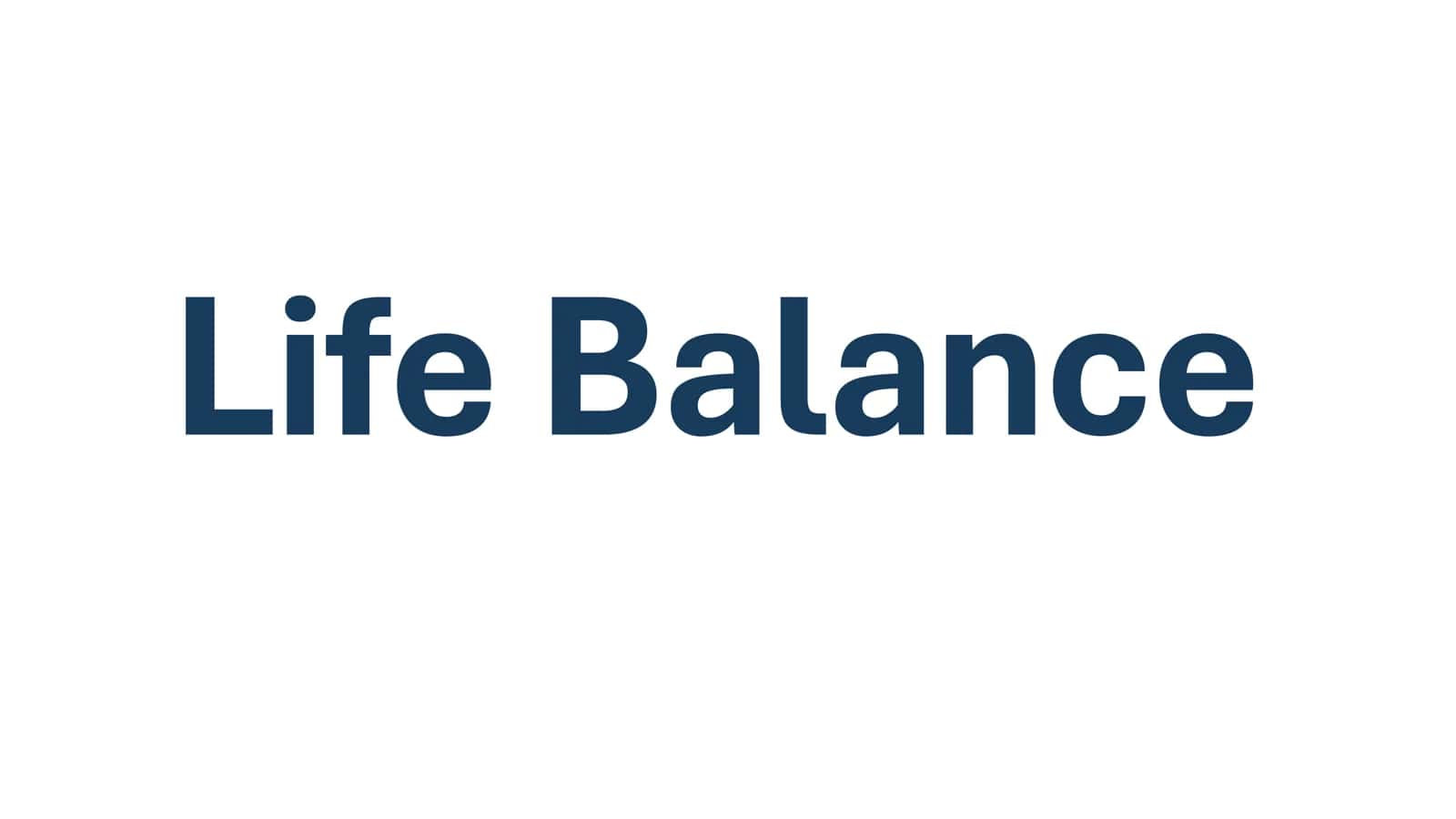 Life Balance 2