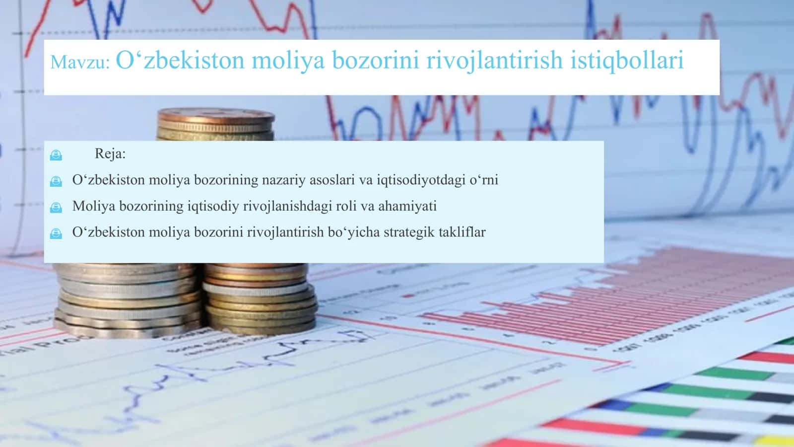 O‘zbekiston moliya bozorini rivojlantirish istiqbollari 2