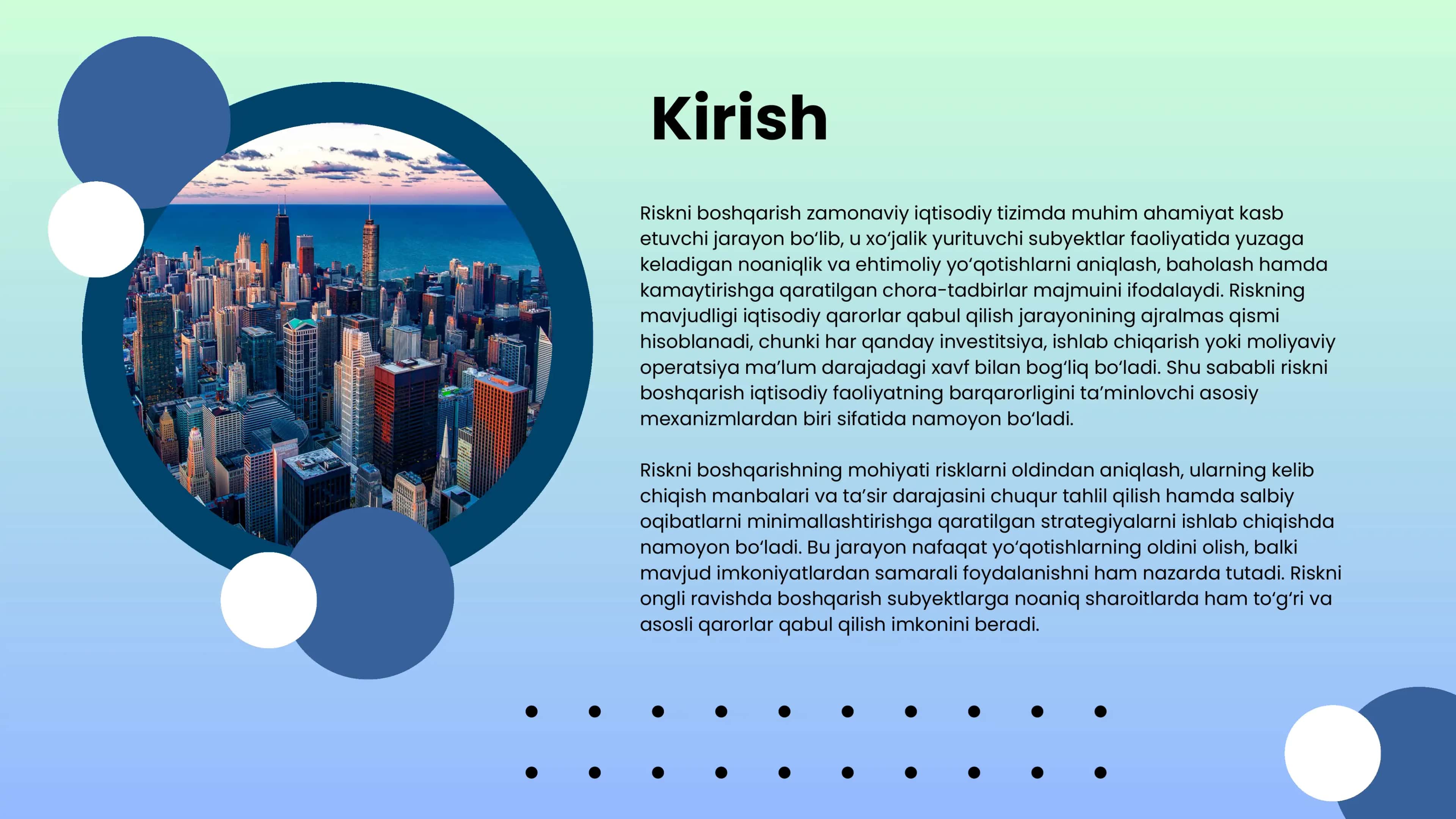 Riskni boshgarishning 2
