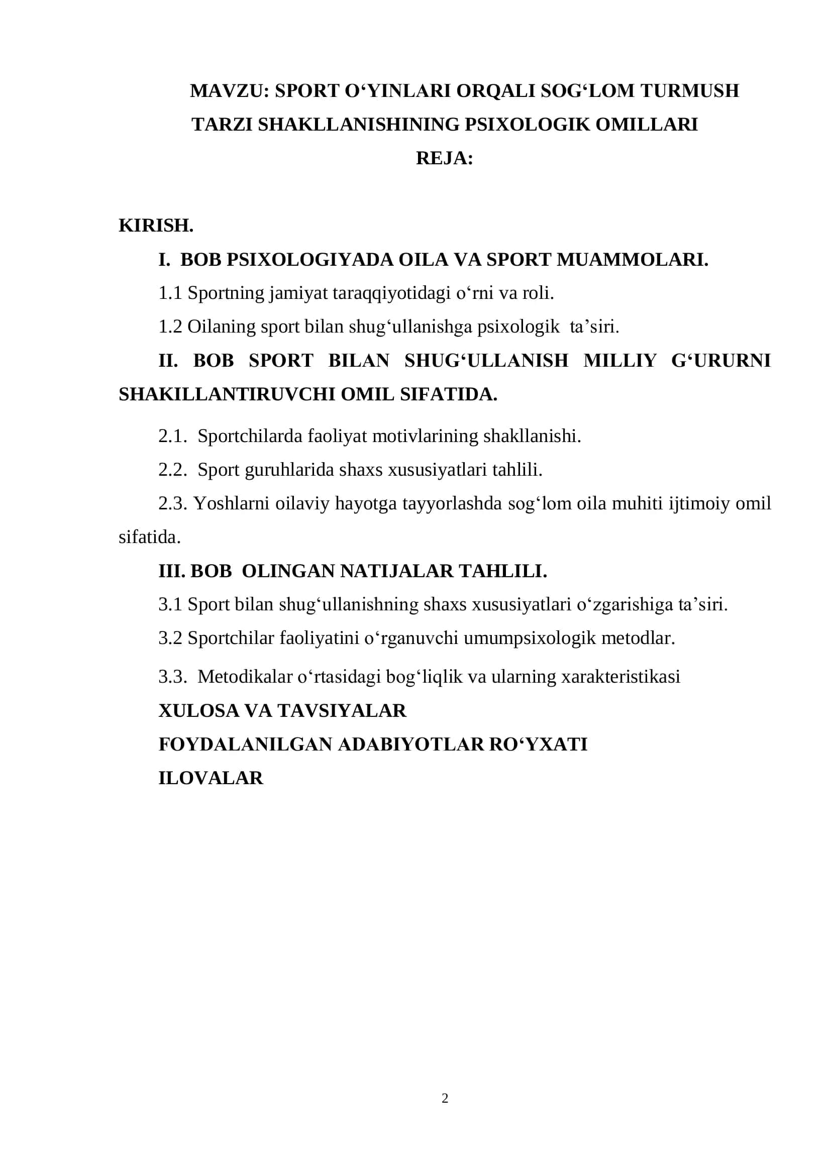 SPORT O‘YINLARI ORQALI SOG‘LOM TURMUSH TARZI SHAKLLANISHINING PSIXOLOGIK OMILLARI 2