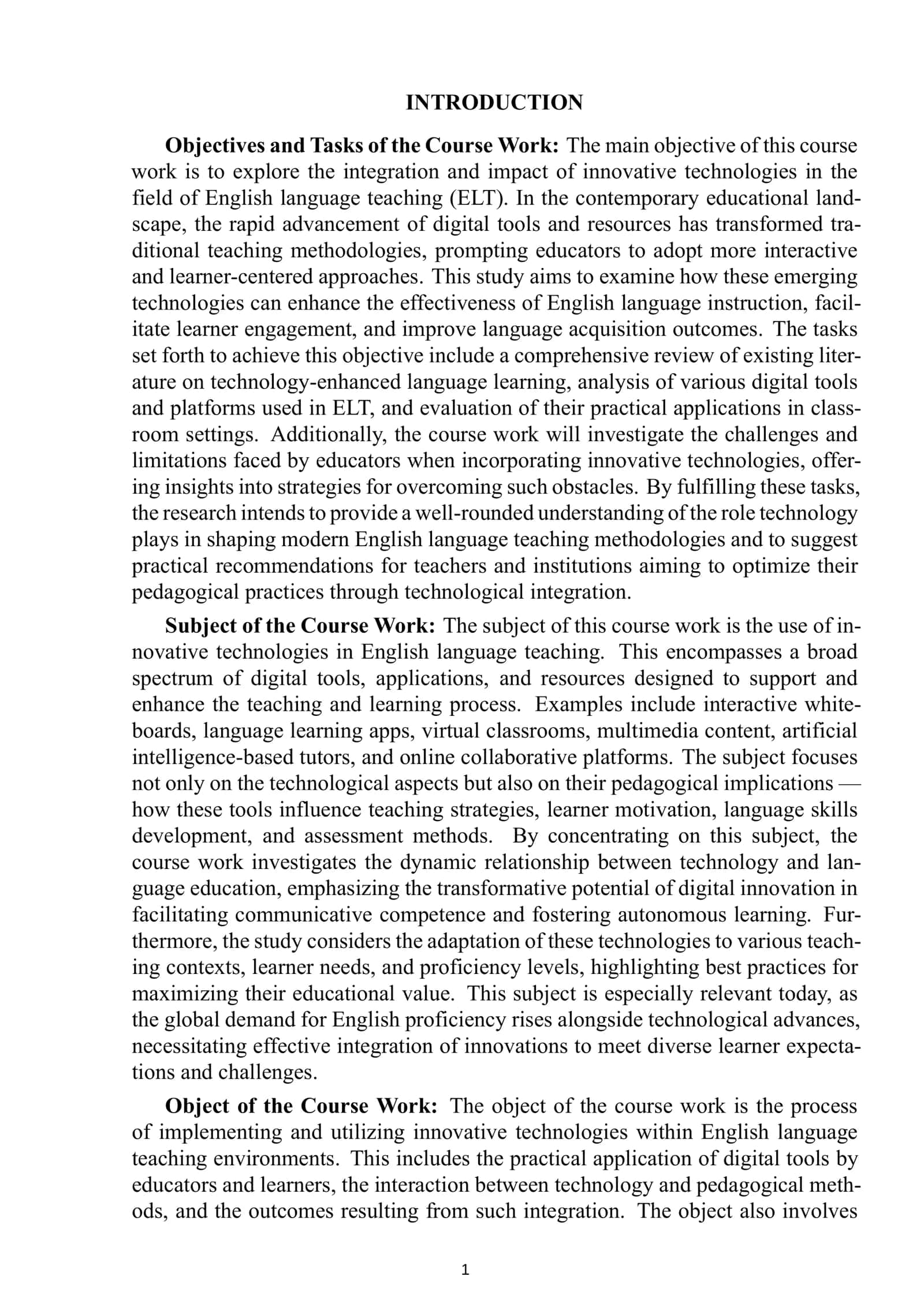 Role of Innovative Technologies in Language Teaching 2