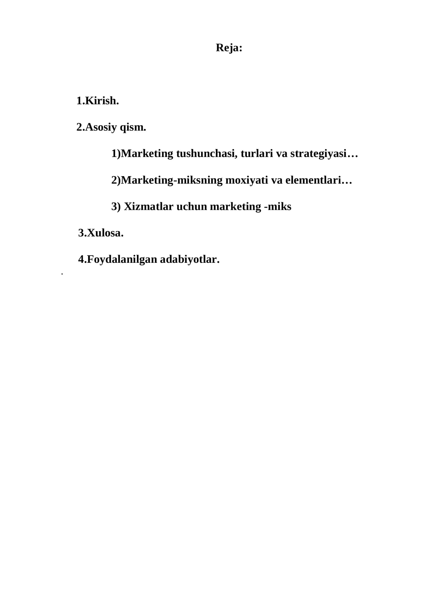 Marketing mix 2